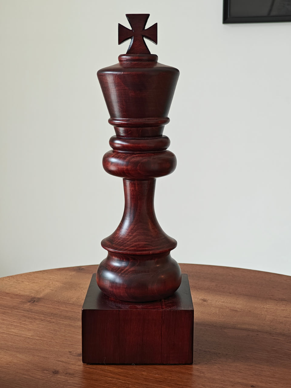 Coppa degli scacchi in legno - Re Nero - 1d845caf27180180d246878c25a2b95f