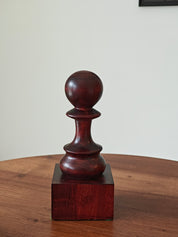 Schachbecher aus Holz - Schwarzer Bauer