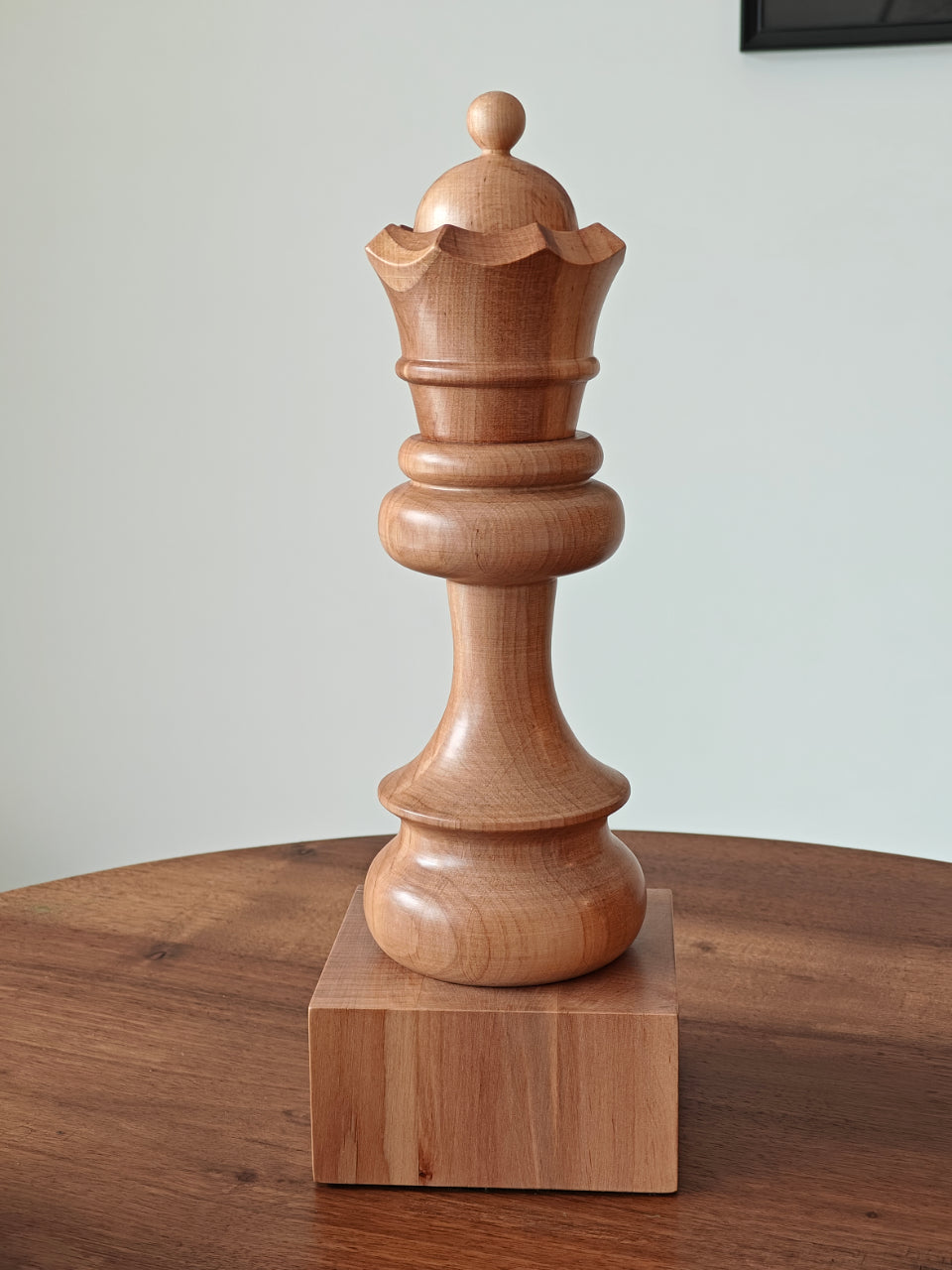 Coppa degli scacchi in legno - Regina Bianca - Coppa degli scacchi in legno - Regina Bianca