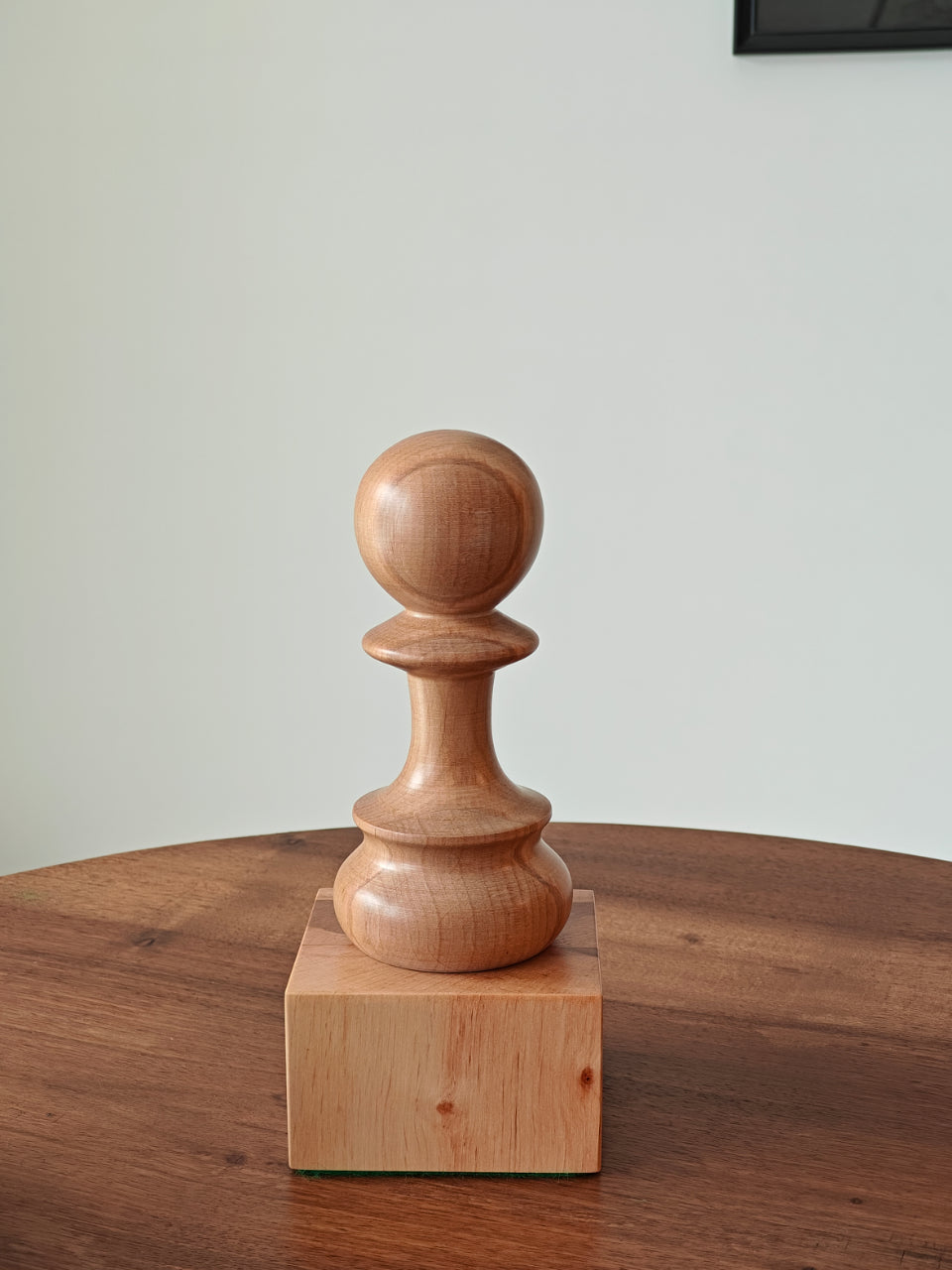 Schachbecher aus Holz - Weißer Bauer - Schachbecher aus Holz - Weißer Bauer