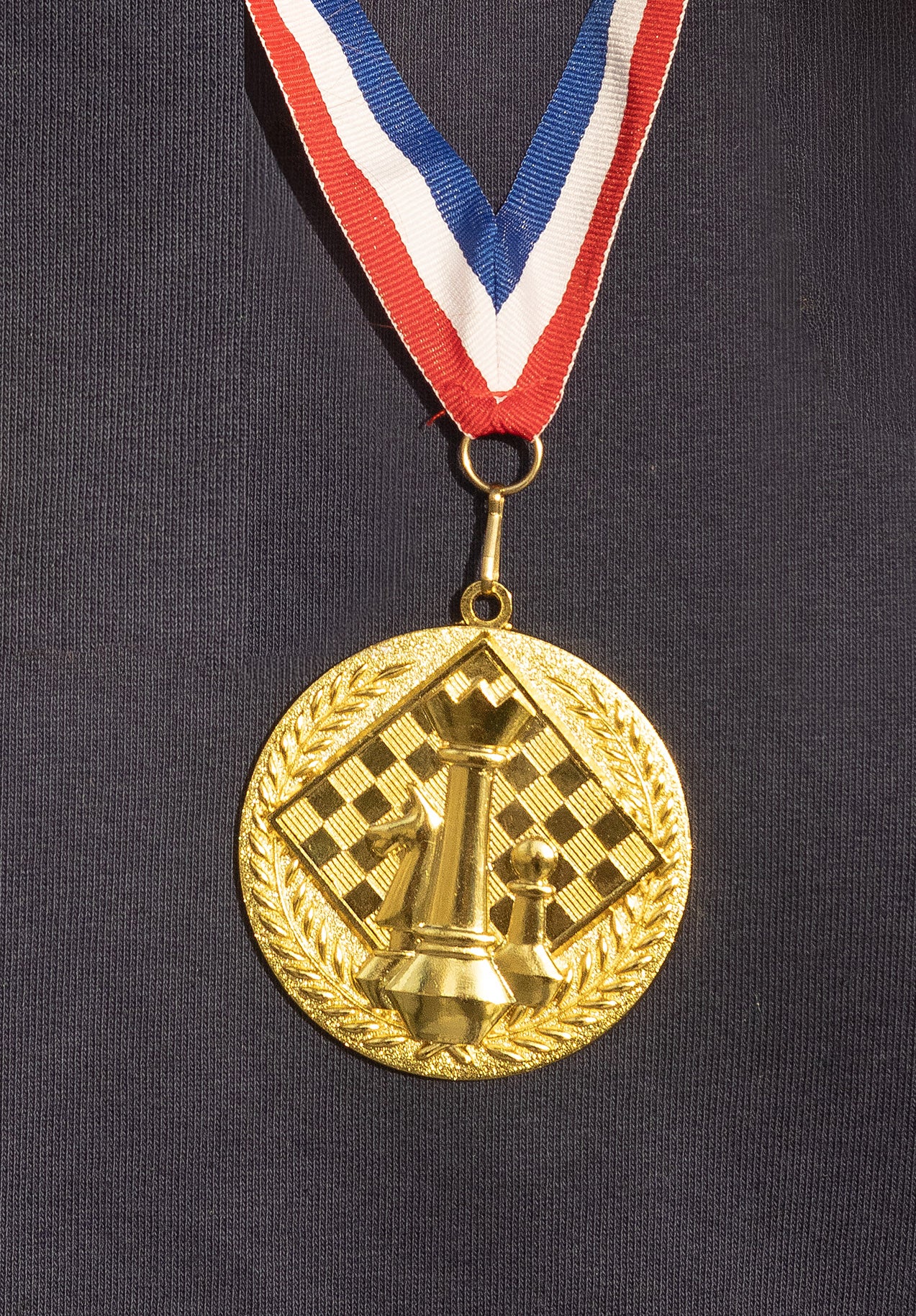 Złoty medal szachowy - okrągły - Złoty medal szachowy - okrągły
