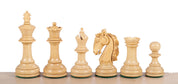 Pièces d'échecs Colombian en bois d'acacia et de buis - Taille 3,75''