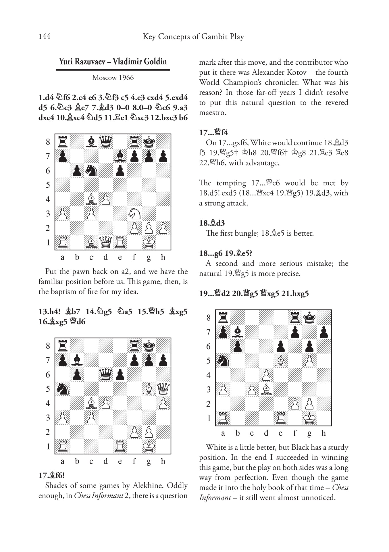 Key Concepts of Gambit Play by Yuri Razuvaev (twarda okładka) - Key Concepts of Gambit Play by Yuri Razuvaev (twarda okładka)