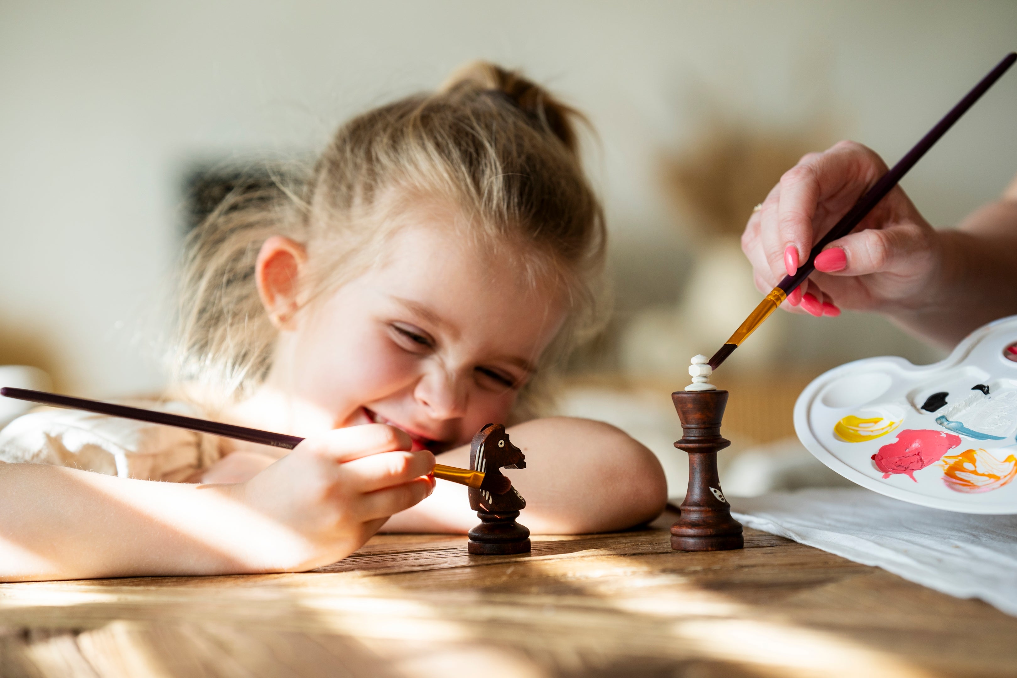 Raw chess pieces #5 to paint yourself - DIY artistic chess pieces - c5716ea4b8a0c2d2e1309ae88e726cc8