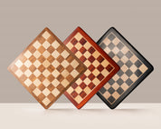 Solid wood chess board (53x53cm) - redwood/beechwood (55 mm field)