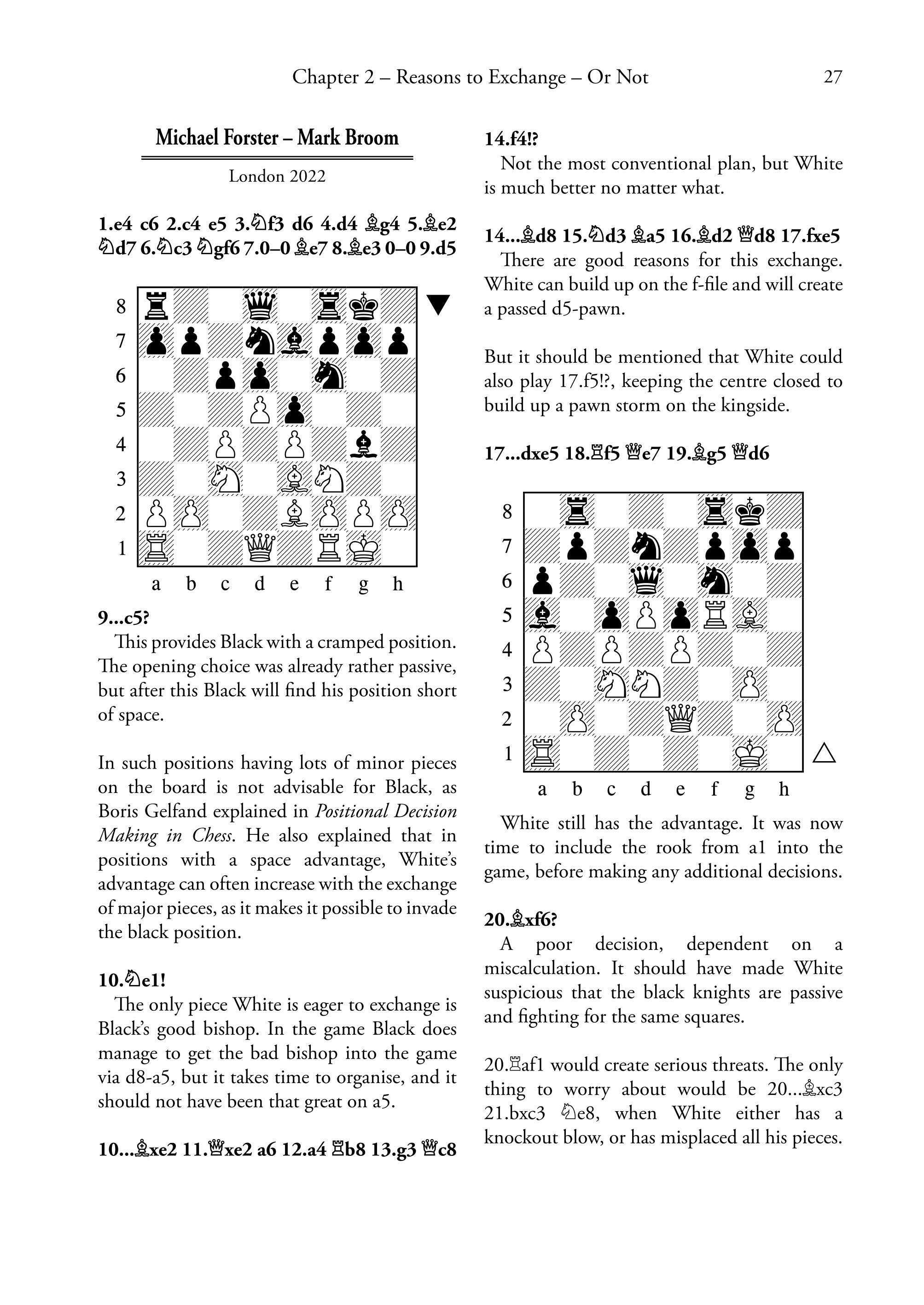 Mastering Chess Exchanges by Jacob Aagaard and Renier Castellanos (hardcover) - Mastering Chess Exchanges by Jacob Aagaard and Renier Castellanos (hardcover)