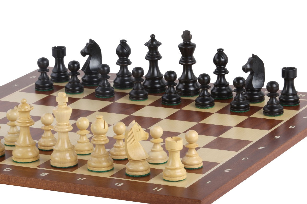 Tournament chess set No. 5 - 50mm board + German Knight 3.5" pieces - bbf65b7be108ca9c2244125e9364e376