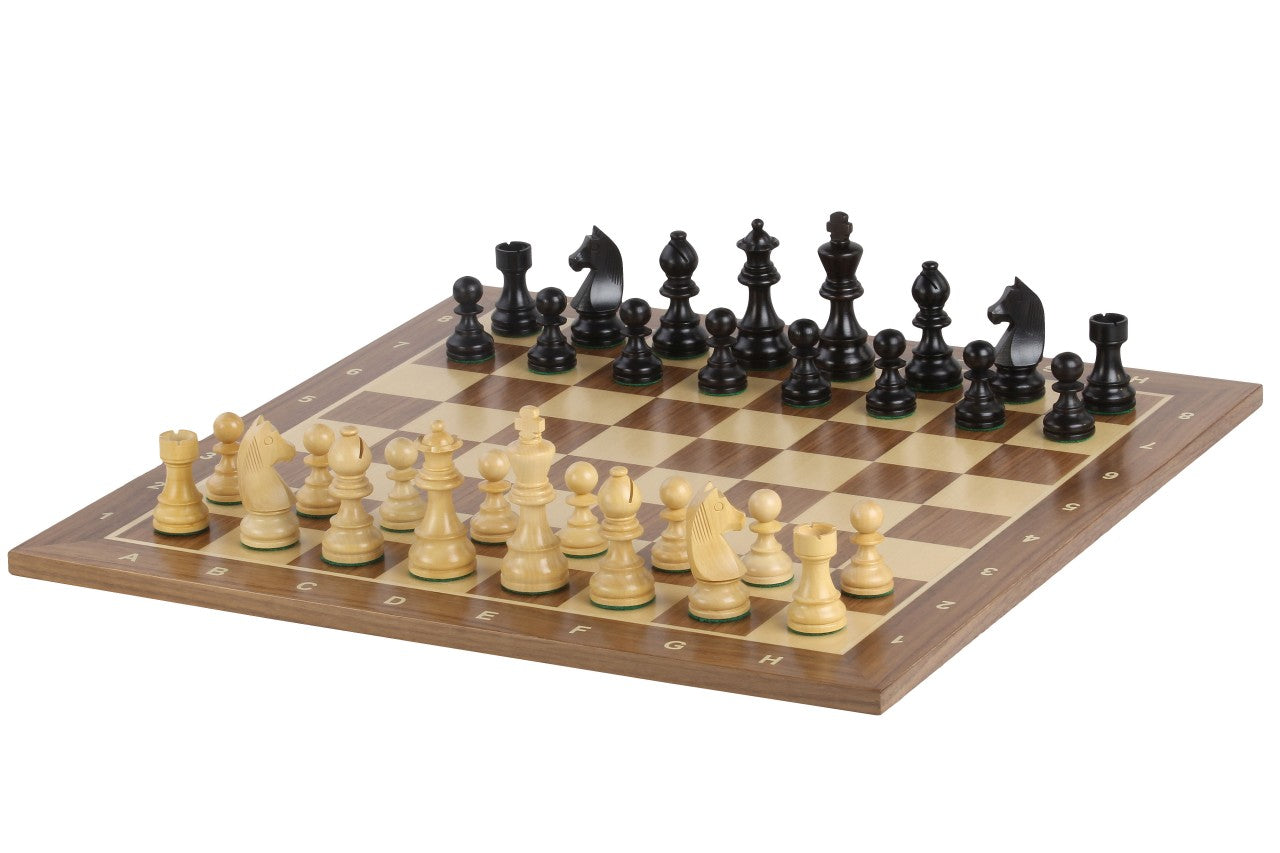 Zestaw szachowy Timeless - szachownica (pole 58mm), figury (król 96 mm) - 2e0fa6fd7033fcf7d3ebe2337be278c4