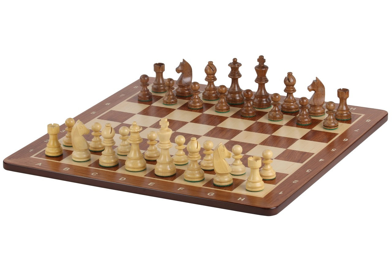 Tournament chess set No. 5 - 50mm board + German Knight 3.5" pieces - c9341502bad897f9964156f253b4b71d