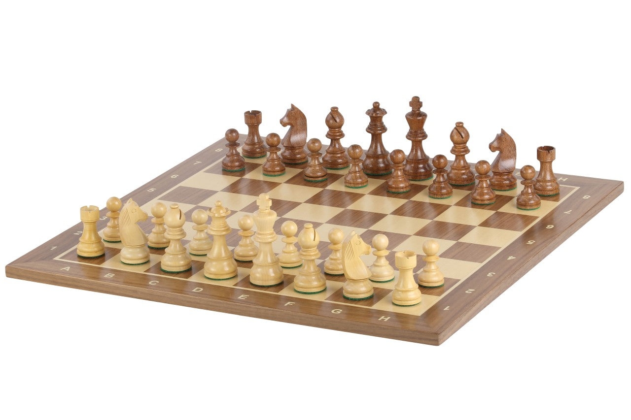 Tournament chess set No. 6 - 58mm board + German Knight 3.75" pieces - b4dae33666f8c8de0b24d2c438aeb55b