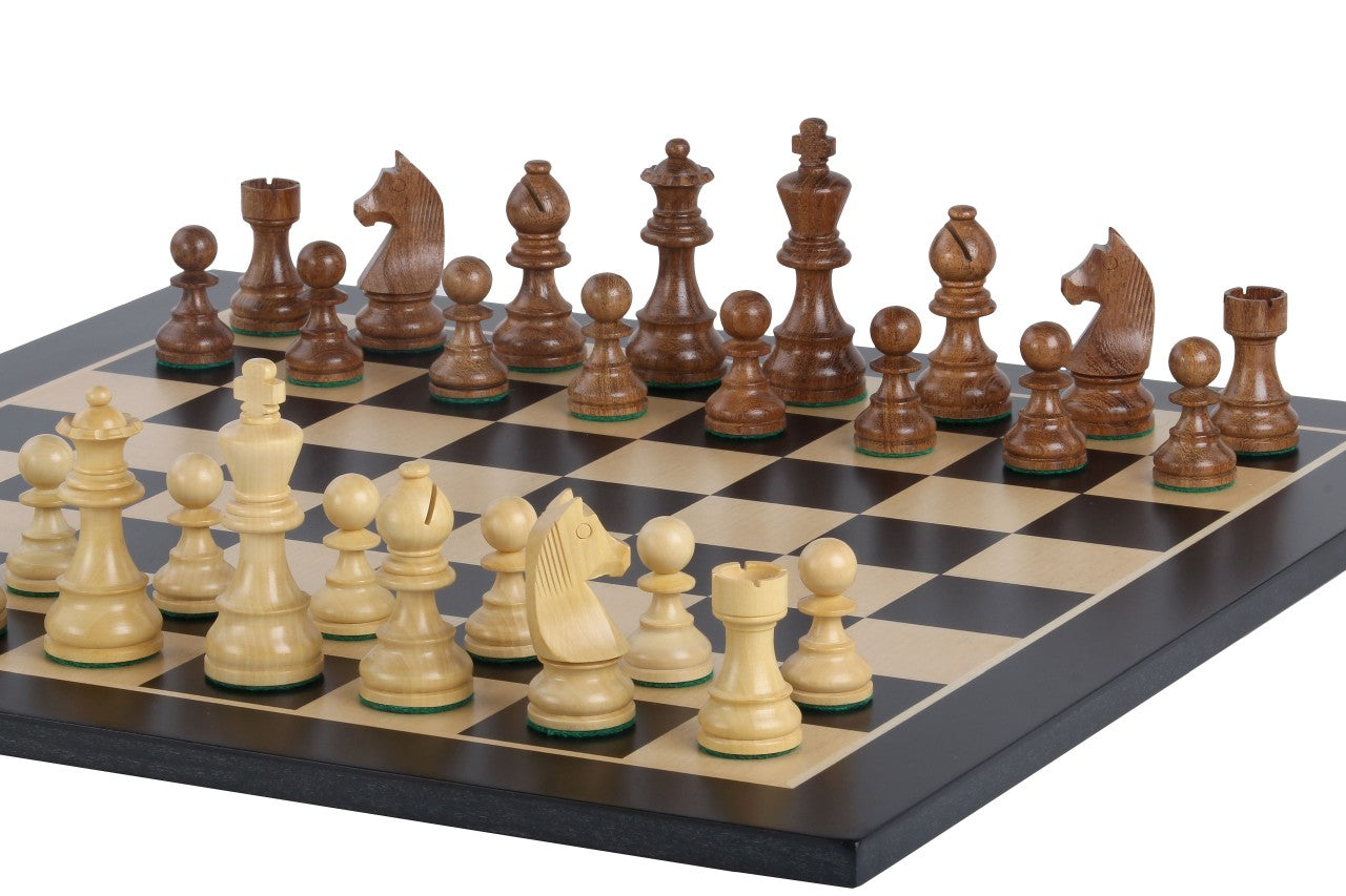 Tournament chess set No. 6 - 58mm board + German Knight 3.75" pieces - 0fd804212ae08a9a92a703a290660824
