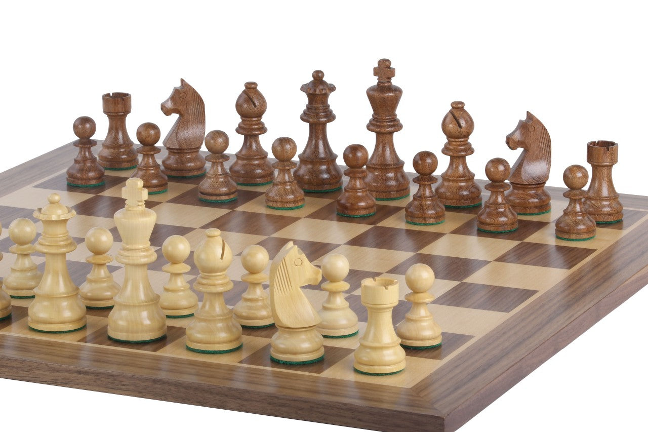 Tournament chess set No. 5 - 50mm board + German Knight 3.5" pieces - 6af5f9a6de5e04c79bb80404f9b4121b