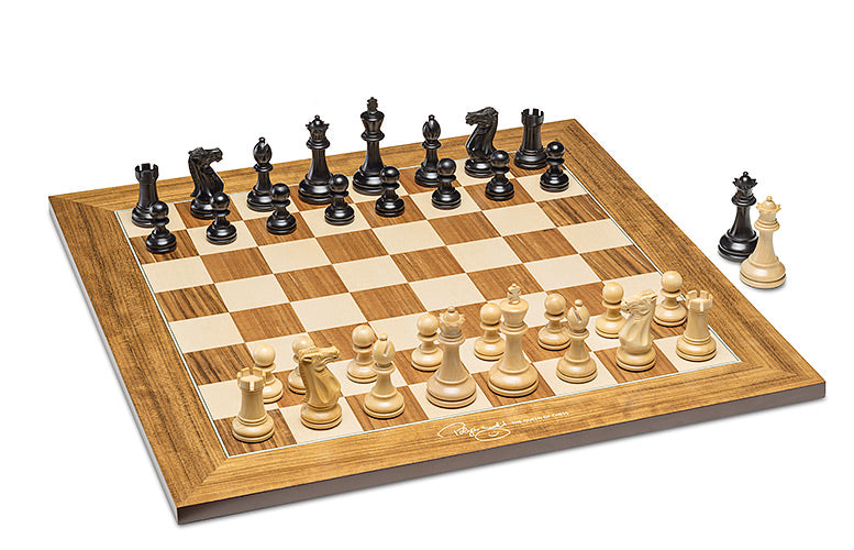 Judit Polgar Deluxe Holz-Schachbrett (55 mm Feld) - Judit Polgar Deluxe Holz-Schachbrett (55 mm Feld)