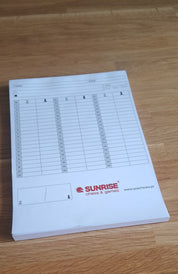 Bloki samokopiujące do zapisu partii - Scorebook (50 partii)