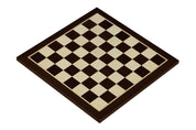 Echiquier en marqueterie de bois de wengé et sycomore - échiquier de taille 36x36cm sans coordonnées