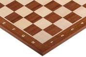 Chessboard No 4 (with coordinates) mahogany/sycamore