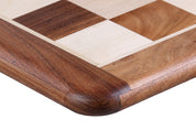 Massivholz-Schachbrett - Indische Akazie/Buche (55 mm Feld)