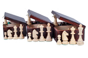 No7 Holztruhe mit Staunton-Figuren