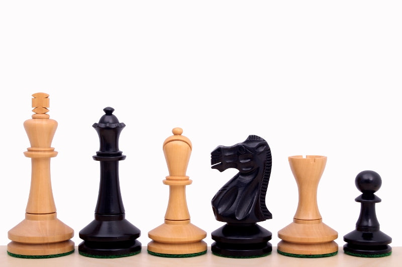 Blackmore Ebonised 3,75" chess pieces - Blackmore Ebonised 3,75" chess pieces