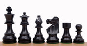 French Staunton Ebonised 3,75" chess pieces