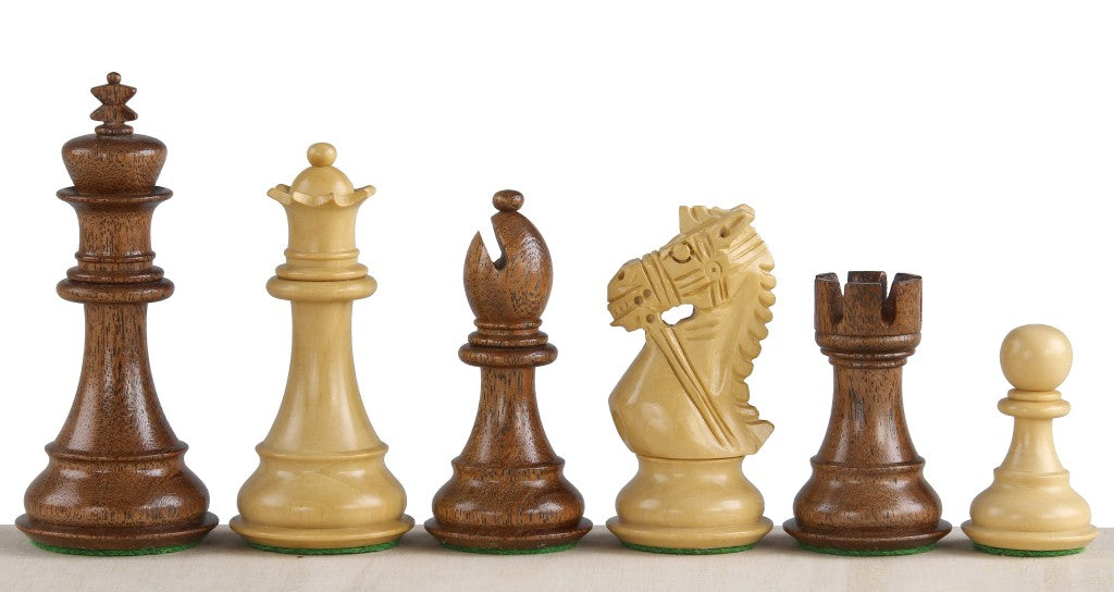 Kings Bridal Acacia/Boxwood 3,75'' chess pieces - Kings Bridal Acacia/Boxwood 3,75'' chess pieces