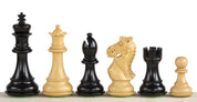 Pièces d'échecs roi's Bridal en bois de buis foncé et naturel - Taille 3,75''