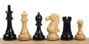 ROYAL KNIGHT EBONY 4" chess pieces