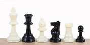 Staunton no 4 plastic chess pieces, unweighted