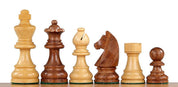 German Chess Figures (Timeless) Indian Acacia/Buckthorn 3 inch Carved Wooden