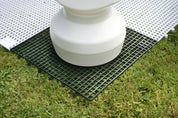 Kunststoff-Schachbrett und Outdoor-/Gartendame (36 cm Feld)