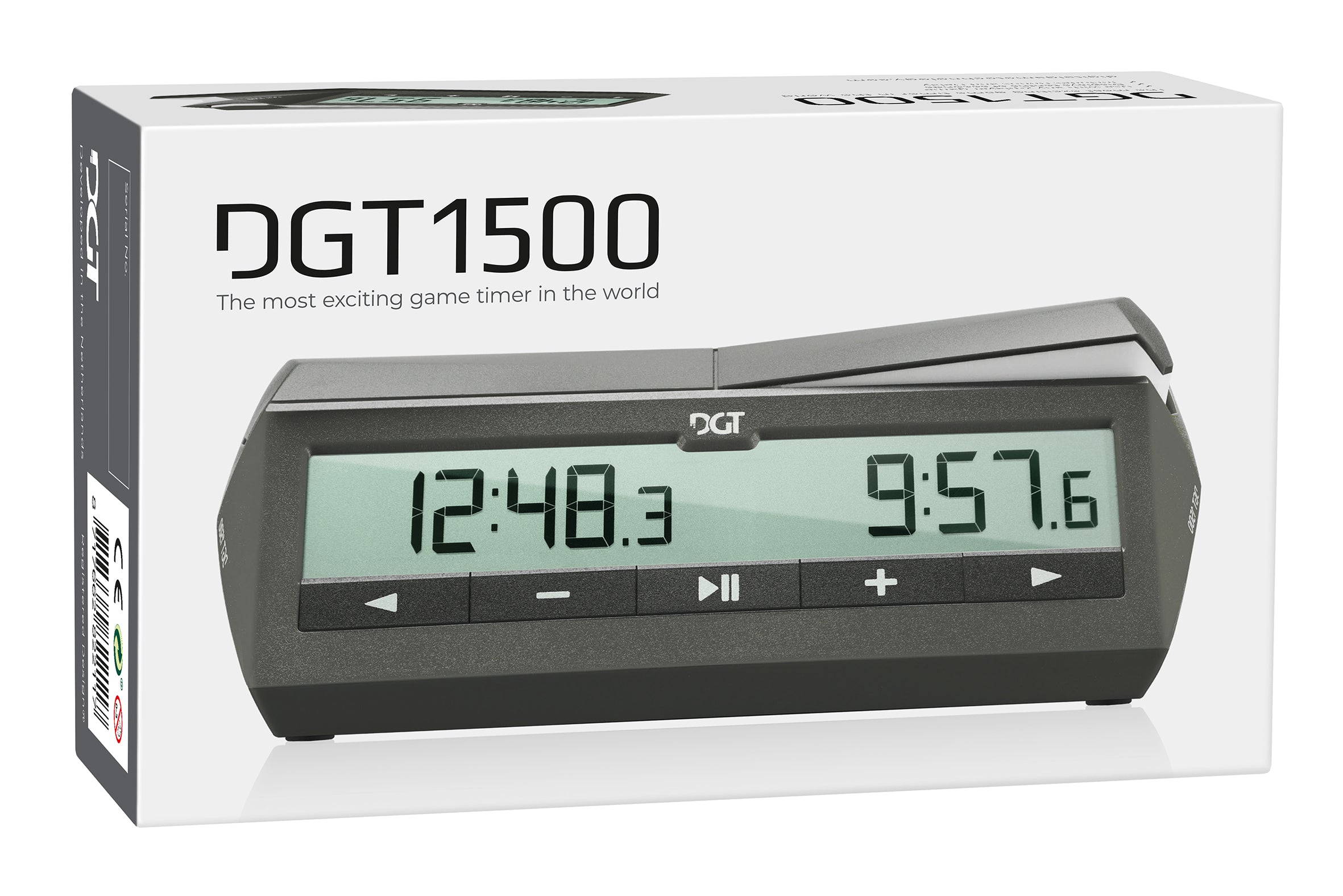 DGT 1500 Schachuhr Schwarz - DGT 1500 Schachuhr Schwarz