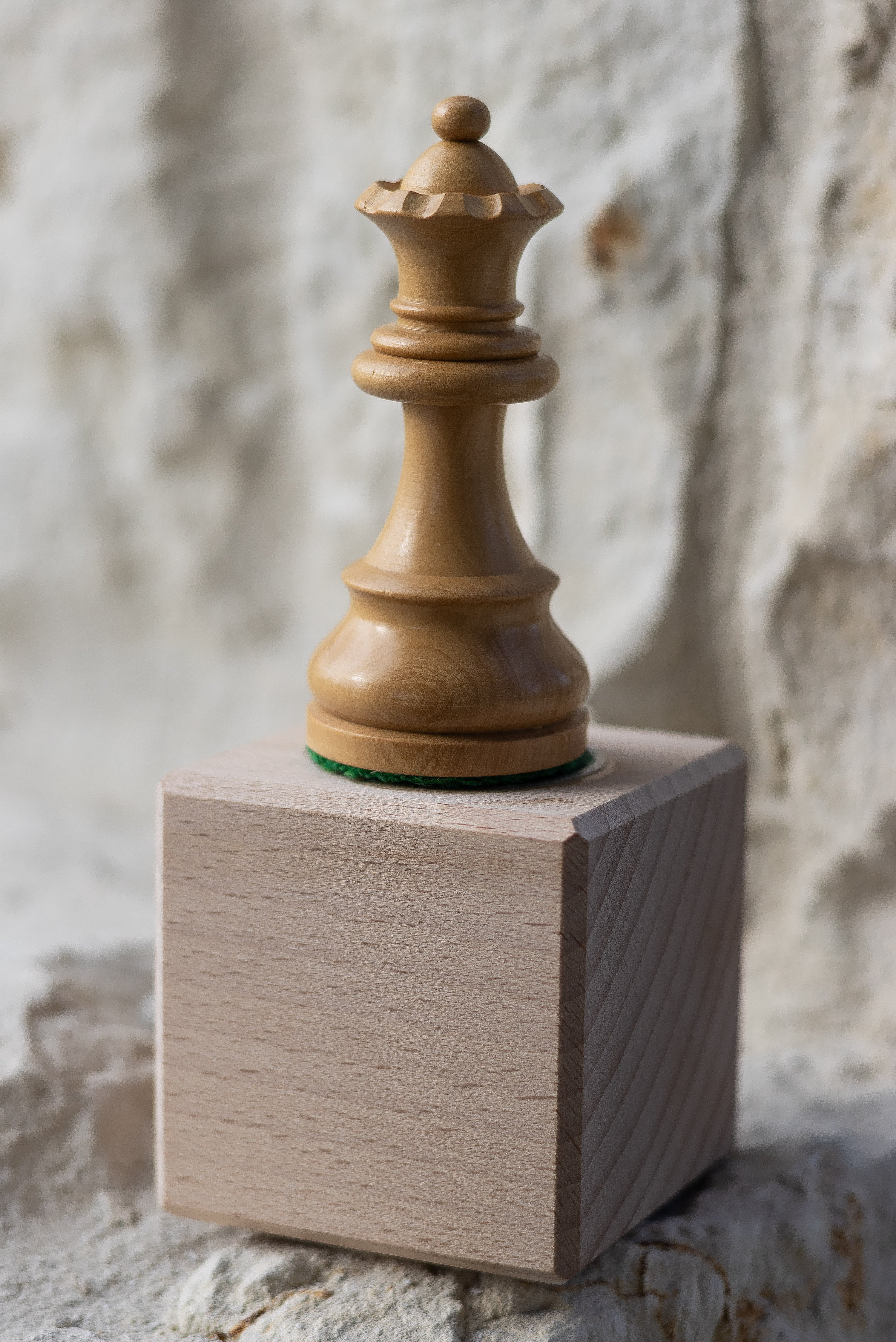 Puchar drewniany szachowa figura - Hetman (13,5 cm) - Puchar drewniany szachowa figura - Hetman (13,5 cm)