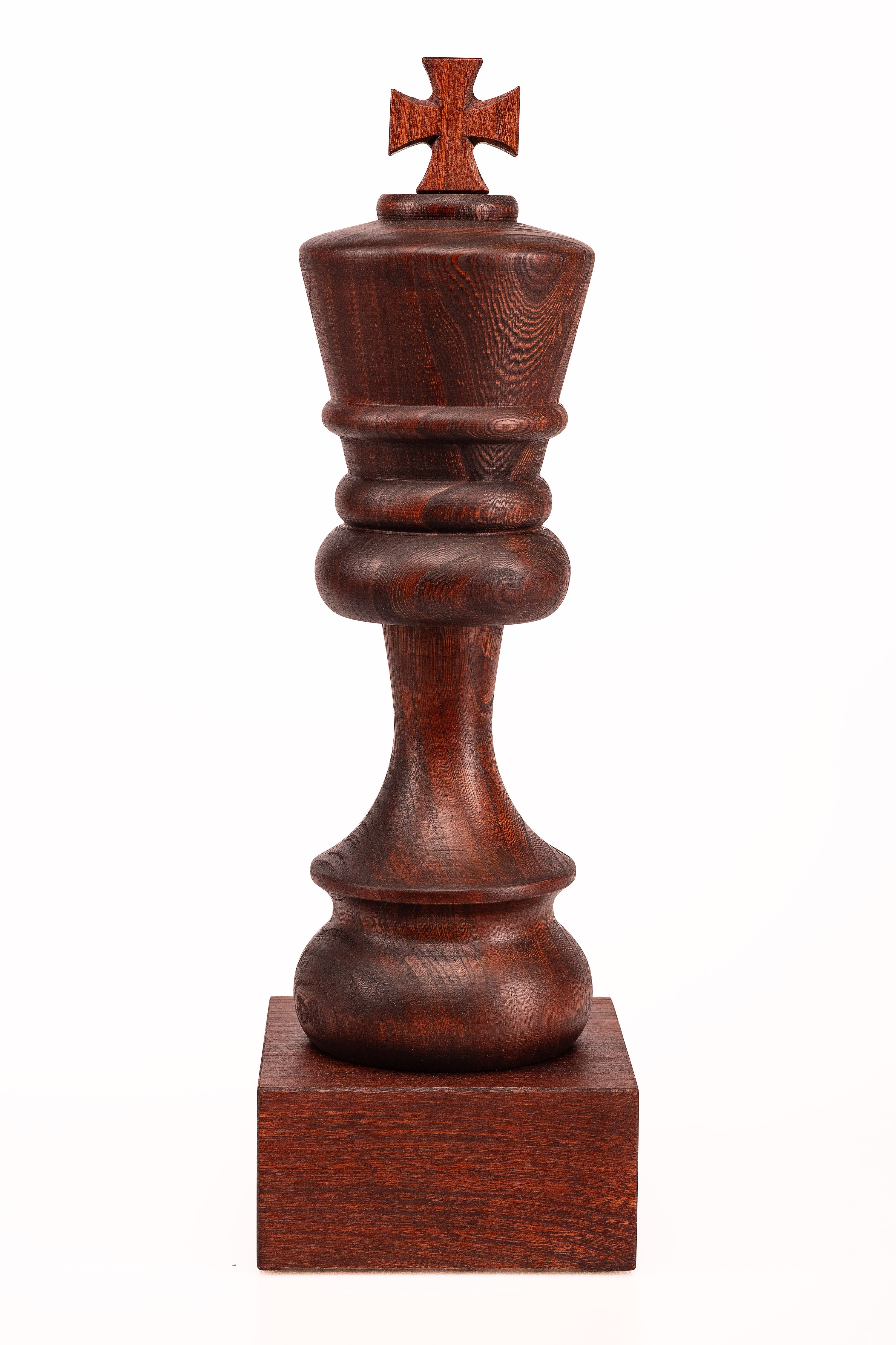 Coppa degli scacchi in legno - Re Nero - Coppa degli scacchi in legno - Re Nero