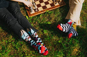 Skarpetki szachowe Rainbow Socks - rozmiar 36-40
