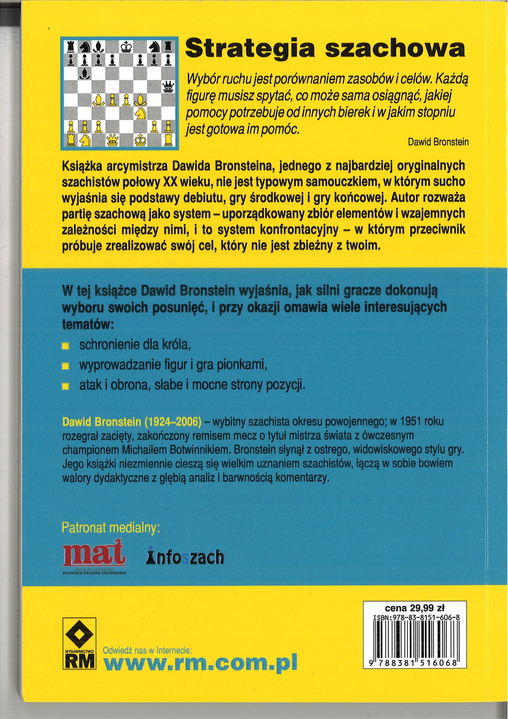 Strategia szachowa - Dawid Bronstein (wydanie drugie) - Strategia szachowa - Dawid Bronstein (wydanie drugie)