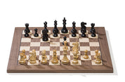 DGT USB electronic chessboard, walnut/clone + Classic pieces