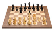 DGT USB electronic chessboard, walnut/clone + Ebony pieces