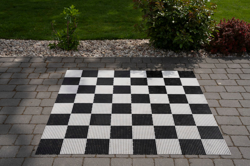 Mini Giant Plastic Chess Board 6" (17 cm) square - Mini Giant Plastic Chess Board 6" (17 cm) square