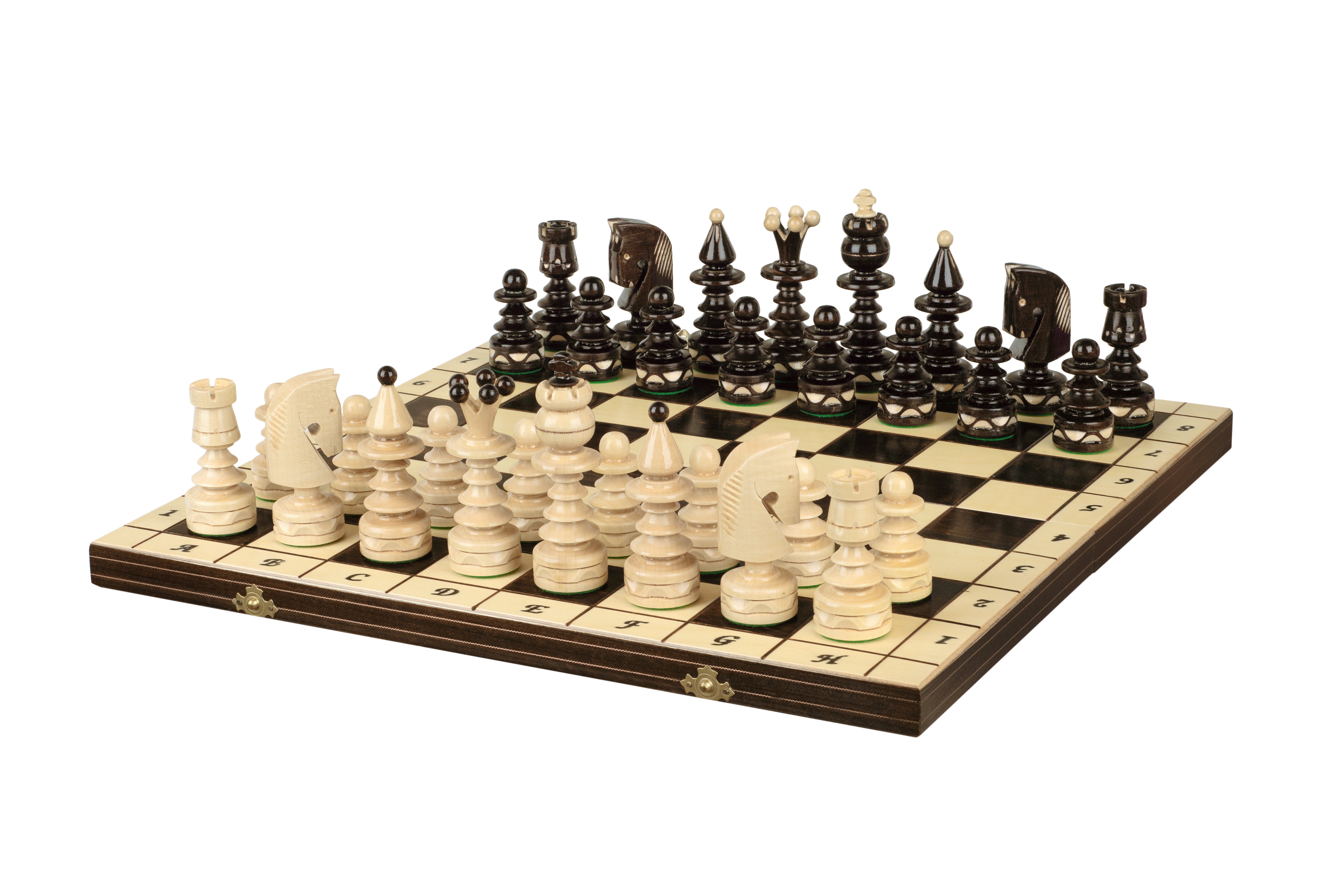 Jeu d'Echecs du SAPIN DE NOËL en bois de charme, de taille moyenne (49 x 49 cm) - Jeu d'Echecs du SAPIN DE NOËL en bois de charme, de taille moyenne (49 x 49 cm)