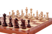 Turnierschach-Set Nr. 5 Intarsienarbeit (48x48cm) PROFESSIONAL Schachspiel