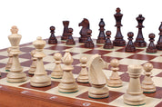 Juego de ajedrez de competición n.º 6 (54 x 54 cm) con incrustaciones