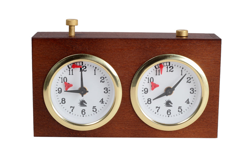 Reloj de madera BHB sin base - pequeño, oscuro - Reloj de madera BHB sin base - pequeño, oscuro