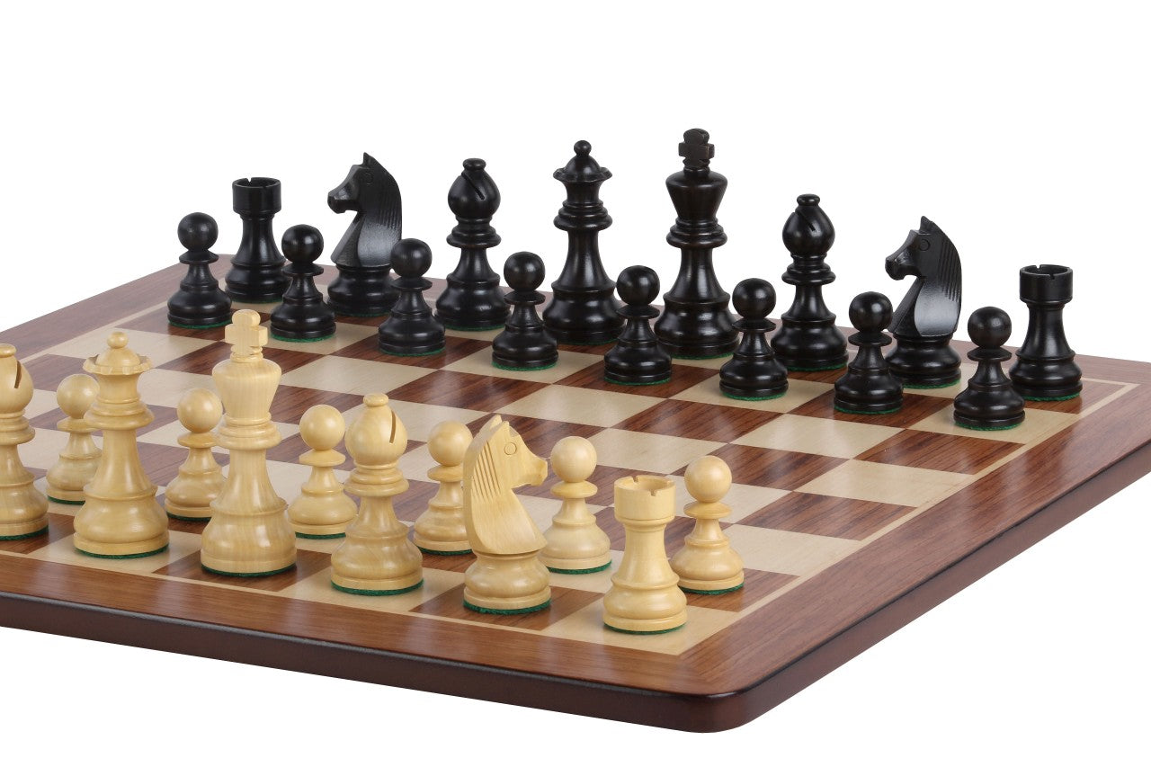 Set di scacchi Leonida - scacchiera (Caselle 58x58 mm), Scacchi (Re 96 mm) - Set di scacchi Leonida - scacchiera (Caselle 58x58 mm), Scacchi (Re 96 mm)